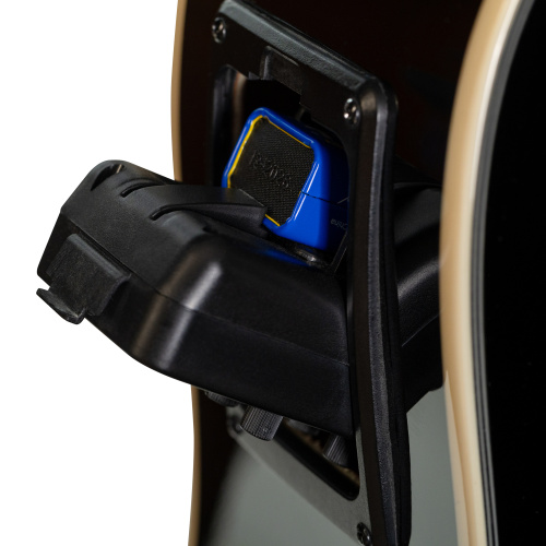 ROCKDALE Aurora D6 C BK E Gloss электроакустическая гитара, дредноут с вырезом, цвет черный, глянцевое покрытие фото 8