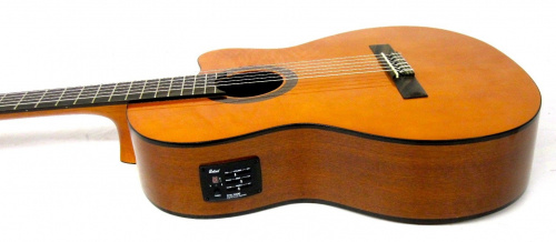 CORDOBA PROTEGE C1M-CE электроакустическая классическая гитара с вырезом, цвет натуральный фото 3