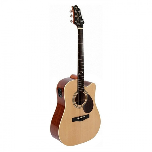 GREG BENNETT D2CE N Электроакустическая гитара с вырезом, ель, пассививный EQ, цвет натуральный 