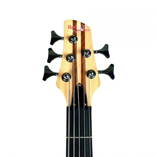 REDHILL JB500/NA бас-гитара 5-стр., H+H, 864 мм, корпус ясень, сквозной гриф клен+махагон, натурал фото 2