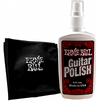 Ernie Ball 4222 полироль для гитары, флакон спрей с салфеткой