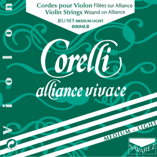 SAVAREZ 800MLB Medium Light Corelli Alliance Vivage струны для скрипки