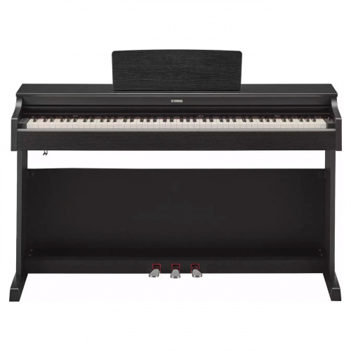 Yamaha YDP-163B клавинова 88 кл. GH3, 10 тембров, 192 полиф., 3 педали, крышка кл., (чёрный орех) фото 2