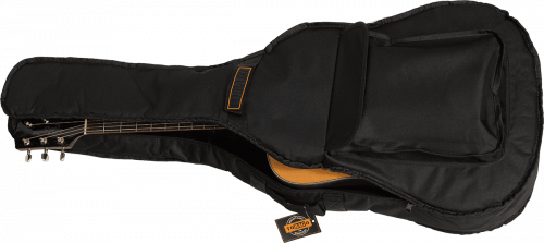 Tobago HTO GB20F чехол для акустической гитары с двумя наплечными ремнями, передним карманом и подкладом, цвет черный фото 4