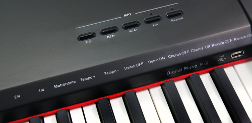 Sai Piano P-9BK Цифровое пианино, 88 клавиш, молоточковая механика, цвет черный фото 5