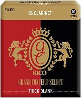 RICO Grand Concert Bb Clarinet THICK BLANK 3,5x10 (RGT10BCL350) Трости для кларнета Bb-3.5, (10шт)