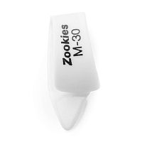 Dunlop Zookies Z9002M30 12Pack когти на большой палец, средние, поворот на 30 градусов, 12 шт.