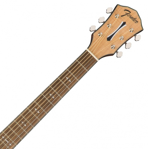 Fender FA-345CE Auditorium Nat LR Электроакустическая гитара, цвет натуральный фото 4
