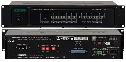 DSPPA PC-1019A Аварийная матрица. 30 каналов, с возможностью расширения до 120 каналов. Дистанционно фото 2
