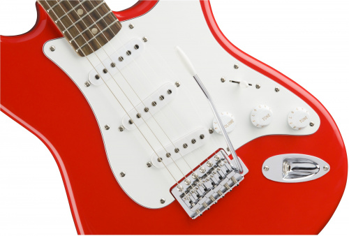 FENDER SQUIER AFFINITY STRAT STRAT LRL RCR электрогитара Stratocaster, накладка - лаурэль, цвет красный фото 4
