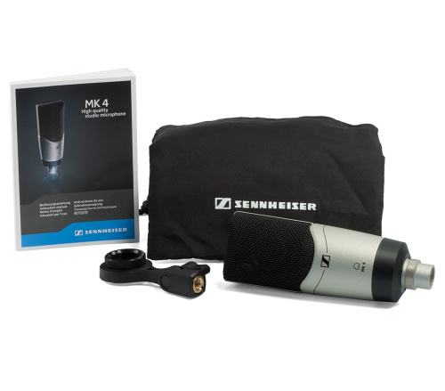 Sennheiser MK4 студийный конденсаторный микрофон c 1-дюймовым капсюлем, кардиоидный, 20-20кГц фото 4