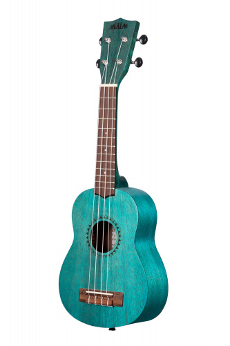 KALA KA-MRT-BLU-S укулеле сопрано, корпус - меранти, цвет - голубой фото 3