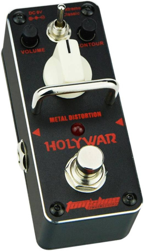 TOMSLINE AHOR-3 Педаль эффектов HOLYWAR Metal Distortion, размер mini, питание от БП 9в фото 5