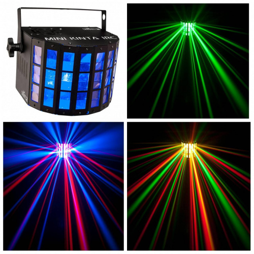 CHAUVET-DJ Mini Kinta LED IRC светодиодный многолучевой эффект. 4 ультраярких 3Вт светодиодов (1R+1G+1B+1W), угол раскрытия 114град, DMX 4 канала, ИК- фото 5