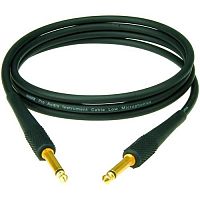 KLOTZ KIKG3,0PP1 готовый инструментальный кабель, длина 3м, разъемы KLOTZ Mono Jack с позолоченными контактами, цвет провода - черный