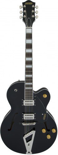 Gretsch G2420 Streamliner Hollow Body with Chromatic II Tailpiece, Broad'Tron Pickups, Black Элект