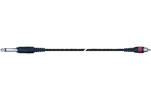 QUIK LOK AD15-3K компонентный кабель, 3 метра, разъёмы Mono Jack папа RCA папа (1/4" папа -