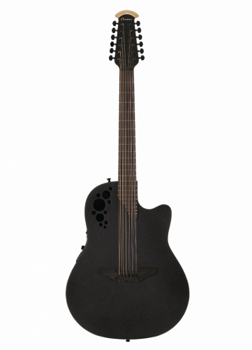 OVATION 2058TX-5 Elite T Deep Contour Cutaway Black Textured 12-струнная электроакуст.гитара (Китай)