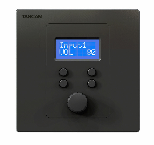 Tascam RC-W100-R86 настенный контроллер. 4-кнопочный селектор источника и регулятор громкости. Цвет фото 2