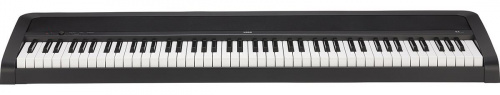 KORG B2-BK цифровое пианино, взвешенная клавиатура, 12 тембров, педаль, адаптер питания в комплекте, цвет черный, полифония 120