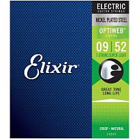 ELIXIR 19007 струны для 7стр электрогитары никель Optiweb ( 9 52 )