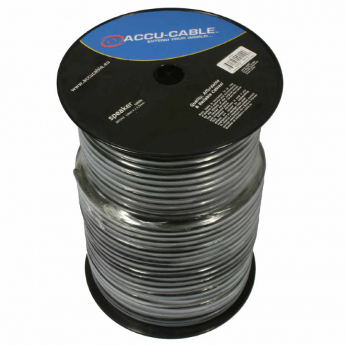 American Dj AC-SC4-2,5/100R Акустический кабель 4 x 2,5мм2, O11мм цвет: черный. катушка 100 метров