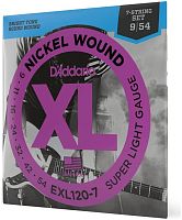 D'Addario EXL120/7 струны для 7 стр.эл .гит., 09-52.
