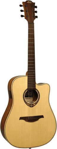 LAG T-318D CE Электроакустическая гитара, Дредноут, Цвет: натуральный