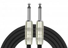 Kirlin IP-201PR 3M BK кабель инструментальный Разъемы: 1/4" прямой моноджек 1/4" прямой монодже
