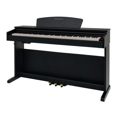 ROCKDALE Etude 128 Graded Black цифровое пианино, 88 клавиш, цвет черный фото 3