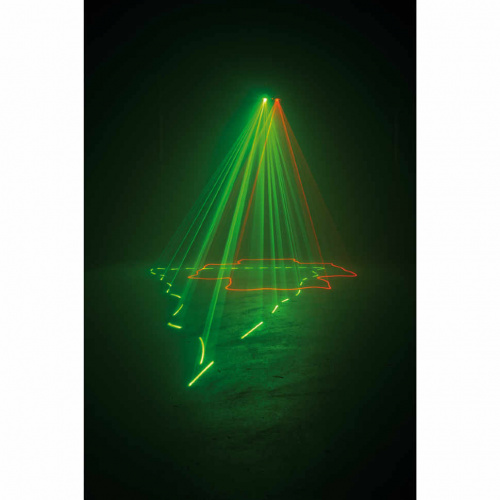 American DJ Duo Scan RG (30G/80R) LED двойной сканирующий лазер. Красный лазер 80mW, зеленый лазер 3 фото 2