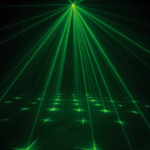 American DJ Micro Star зелено-красный лазер мощностью 30мВт+красный лазер мощностью 80мВт, свыше 200 фото 4