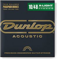 Dunlop DAP1048 струны для акустической гитары Phosphor Bronze Light 10-48