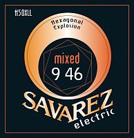 Savarez H50XLL Hexagonal Explosion Mixed струны для электрогитары 9-46, никелевое покрытие