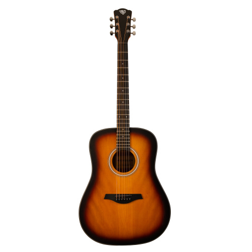 ROCKDALE Aurora D3 SB Gloss акустическая гитара, дредноут, цвет санберст, глянцевое покрытие верхней деки, матовое покрытие корп
