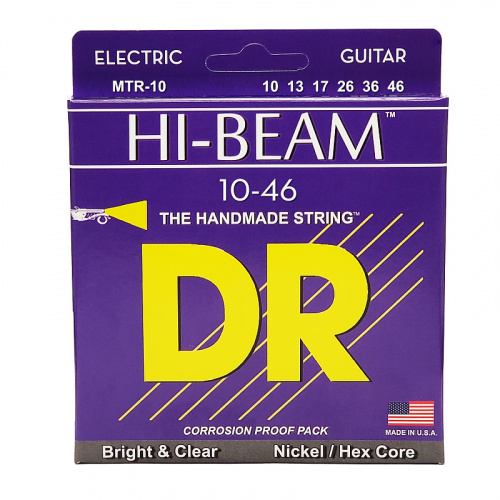 DR MTR-10 HI-BEAM струны для электрогитары 10 46