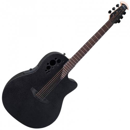 OVATION 2078TX-5-G Elite TX Deep Contour Cutaway Black Textured электроакустическая гитара (OV553201)