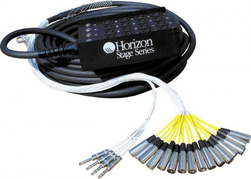HORIZON S24X4-50 мультикор, 28 каналов, 4 выхода на разъемах "джек", длина 15 метров, серия "STAGE. фото 2