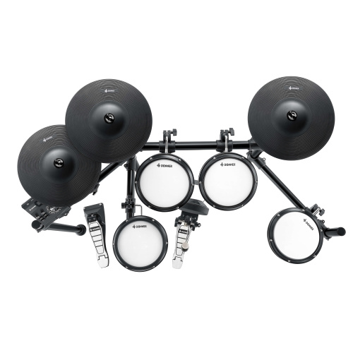 DONNER DED-70 Electric Drum Set 5 Drums 3 Cymbals электронная ударная установка (5 пэдов барабанов, 3 пэда тарелок, стул для бар фото 2