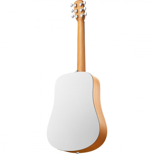 Blue Lava Original Acoustic акустическая гитара с чехлом, цвет белый фото 4