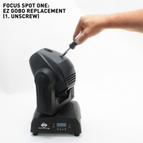 ADJ Focus Spot ONE Светодиодный прибор типа "вращающаяся голова". 1 светодиод холодного белого x фото 6