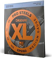 D'Addario EPS160 струны для бас-гит, ProSteels/Long, 50-105