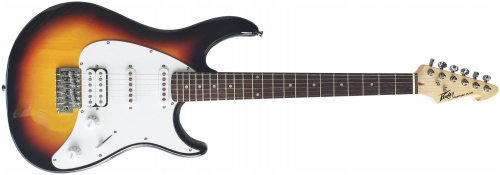 PEAVEY Raptor Plus SNB SSH электрогитара stratocaster, 22 лада, цвет Sunburst фото 4