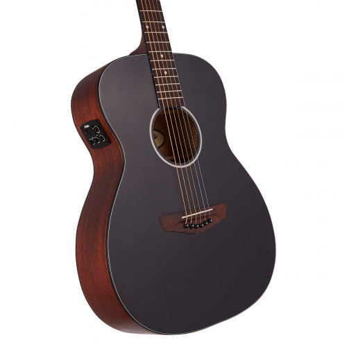 D'Angelico Premier Tammany CS электроакустическая гитара, Folk, цвет черный фото 2