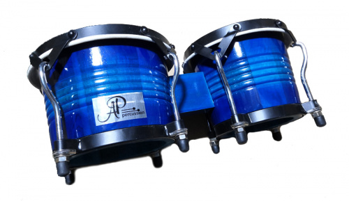 AP Percussion CX-D122B-BJ Бонго 6,5"*7,5", корпус махагон, мембрана кожа, обод 3мм, лаги 7 мм, фурни фото 7