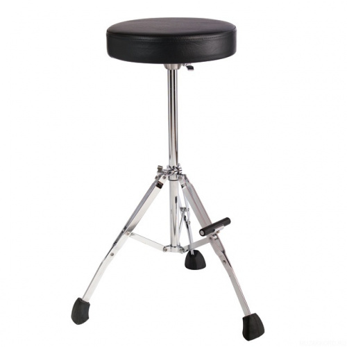 GIBRALTAR GGS10S Compact Performance Drumthrone стул для барабанщика с подножкой, высота 53 см (GI806210)