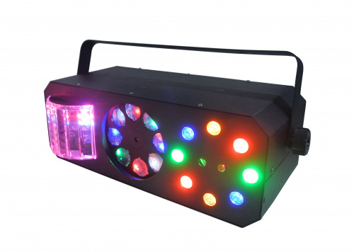 XLine Light GOBO GALAXY Светодиодный прибор. 4х1Вт RGBW (эффект дэрби), 8х1 Вт RGBA GOBO LED, 8х1 Вт фото 2