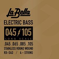 LA BELLA RX-S4D струны для бас-гитары (045-065-085-105), сталь