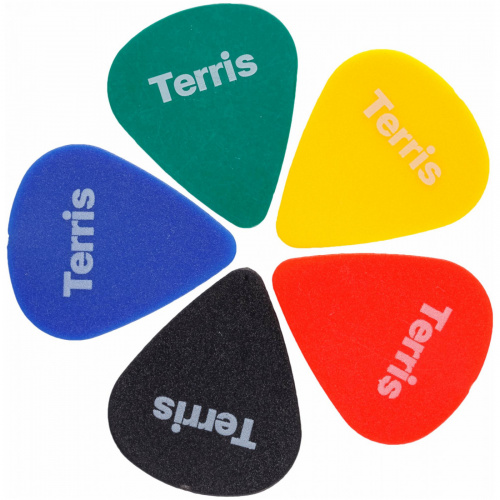 TERRIS TF-038 BK Starter Pack набор гитариста: фолк гитара черного цвета и комплект аксессуаров фото 4