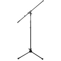 OnStage MS9701B+ микрофонная стойка-журавль, тренога, регулируемая высота,усиленная, черная
